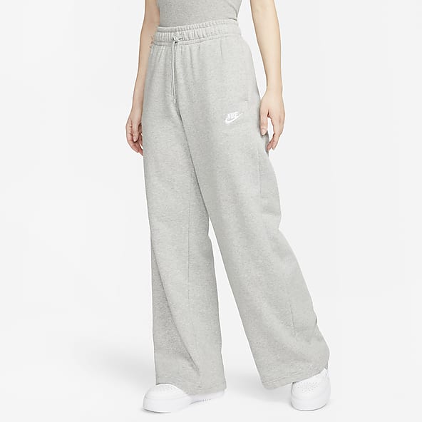 Womens grey sweatpants nike cheap
